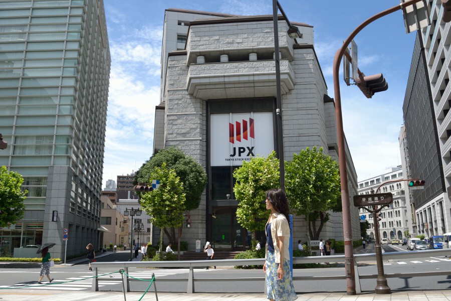 東京証券取引所を見学